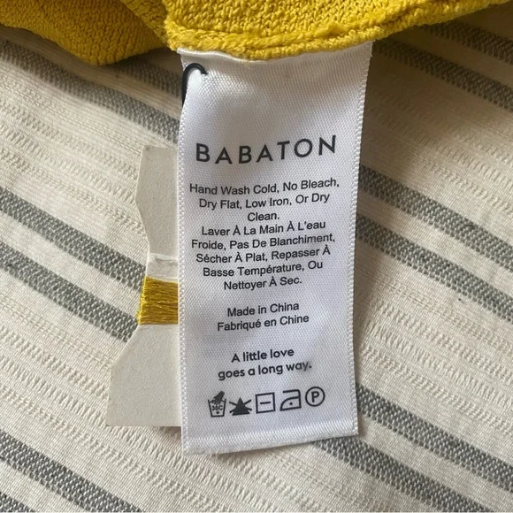 Babaton Gold Ribbed Crop Tank Top - Picture 4 of 4